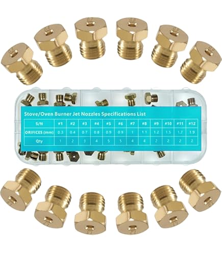 Amazon.com : MENSI 5mm Thread Propane LPG Gas Pipe Water Heater